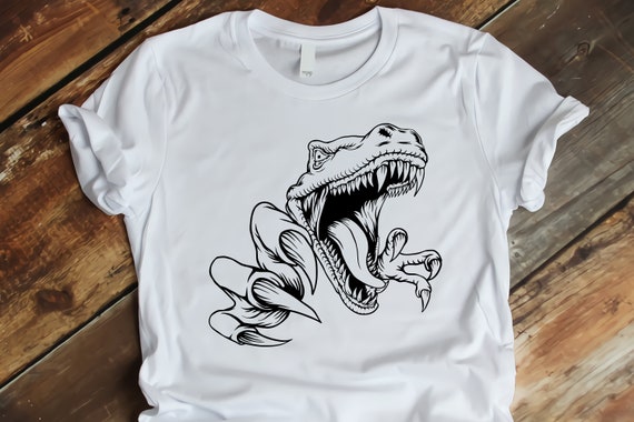 T-rex Dinosaur Svg Png , Angry Dinosaur Svg , T-rex Svg , Dinosaur