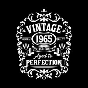 60th Birthday Svg , 60th Birthday Shirt , Vintage 1965 Svg , 1965 Aged To Perfection , Aged To Perfection Svg , 60th Birthday Gift Idea