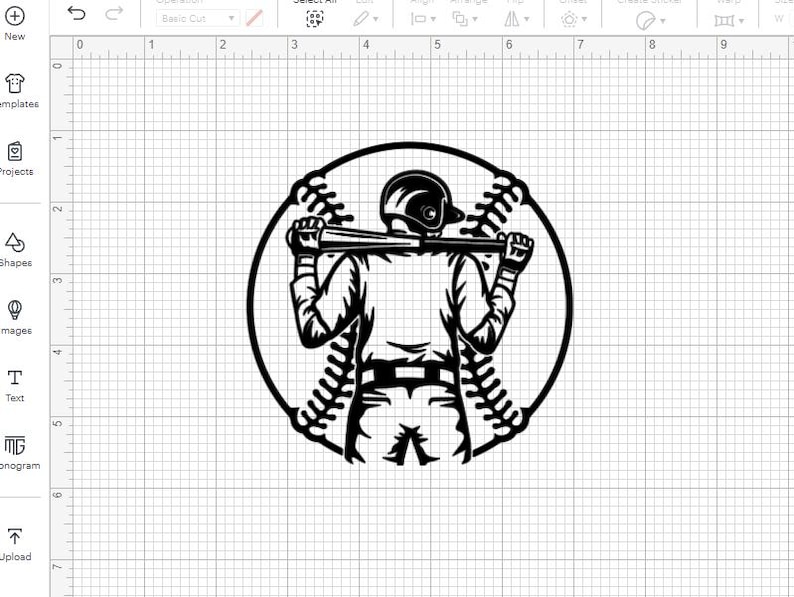 Op de afbeelding: Zwart-witte silhouet van een honkballer die een knuppel vasthoudt, staand voor een honkbal. De speler draagt een honkbalpet en een uniform.