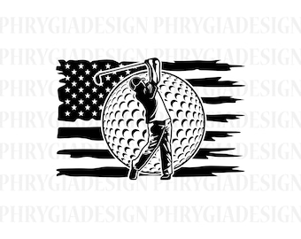 US Golf Svg Png ,  Golfing Svg , Golf Player Svg , Golf Club Svg , Golf Ball Svg , Golf Shirt , Digital Download , Instant Download
