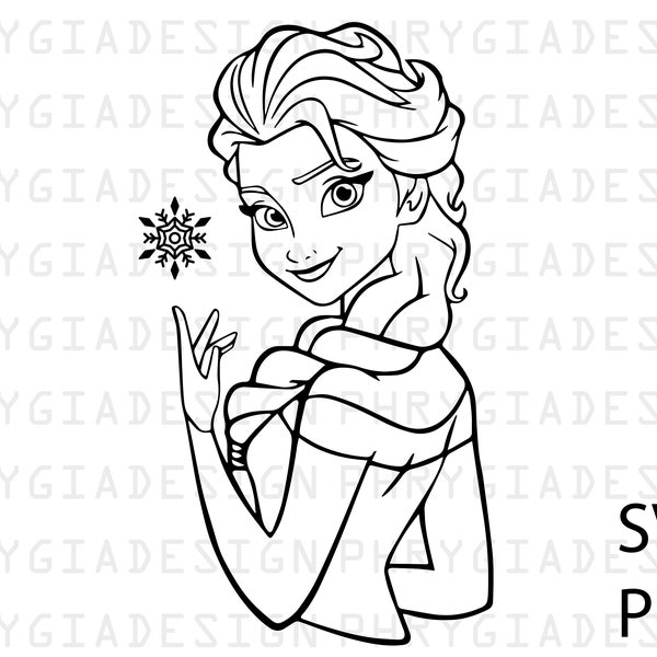 Elsa Svg Png , Frozen Svg , Frozen Shirt Svg , Cut File Cricut , Digital Download , Instant Download