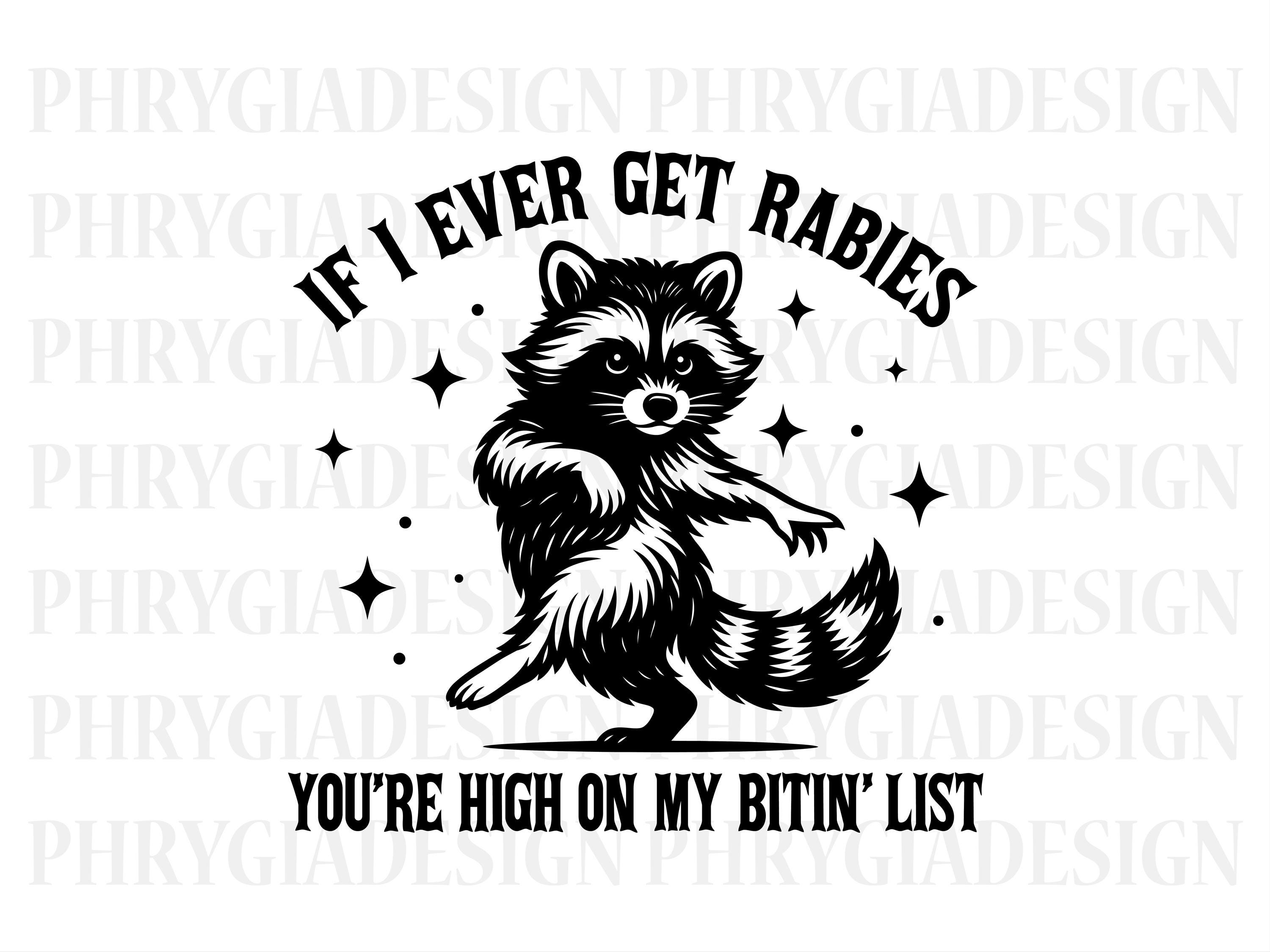 Svg Racoon Rabid Funny Dancing Raccoon Svg Png , Raccoon Svg , Raccoon Shirt Svg , If I ...