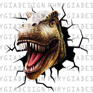 T-Rex Dinosaur , Dinosaur Sublimation Design , Dinosaur Clipart , T-Rex Png , Dinosaur Png , T-Shirt Design , Dtg Printing ,Digital Download