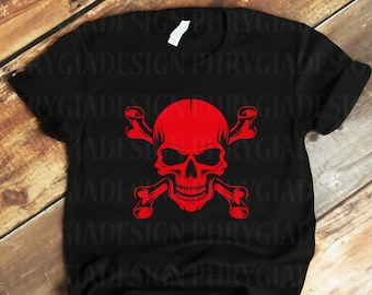 Personalised Pirate Skull in a Hat Funny Humour Full Color