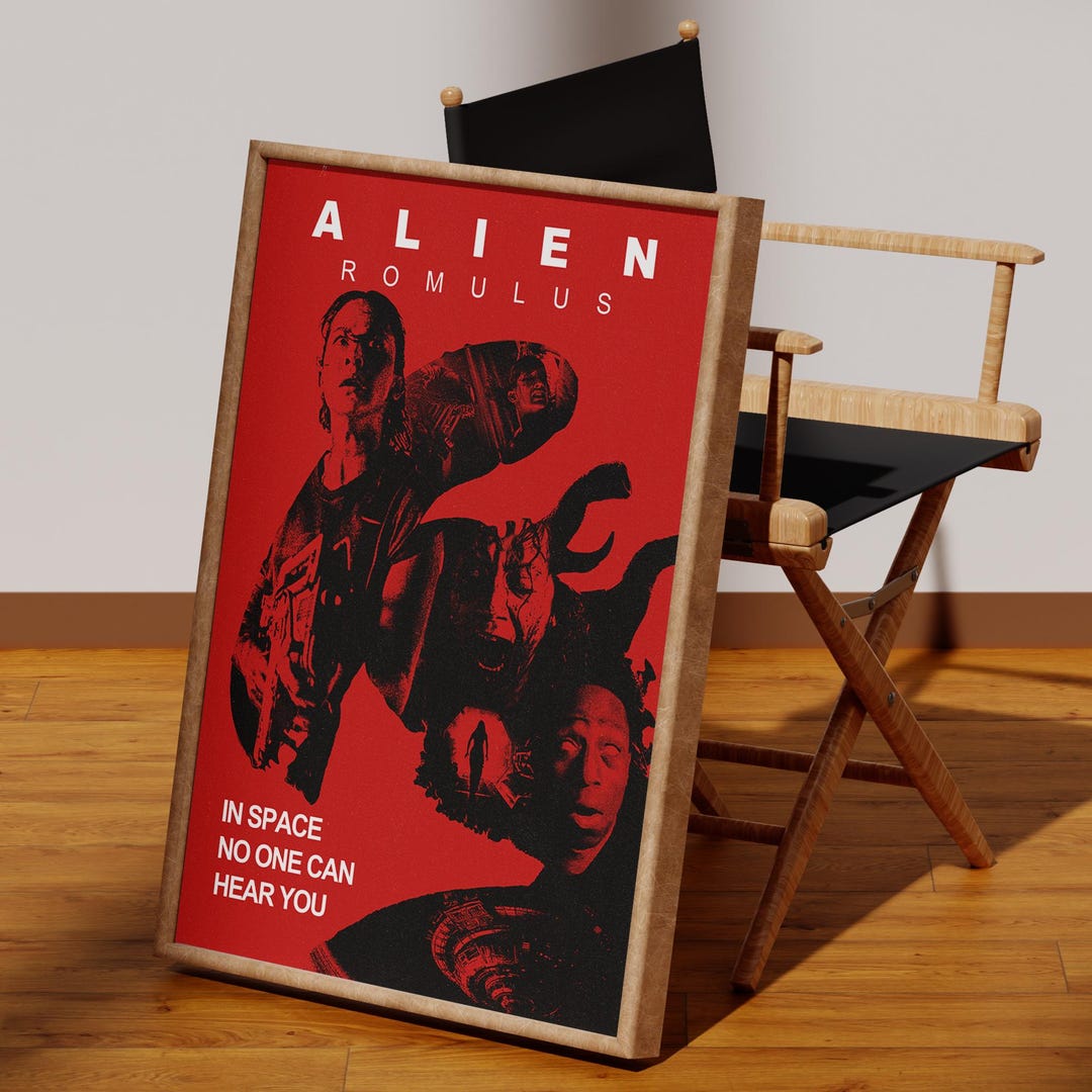 Alien: Romulus Movie Poster Vintage - Film Fans - Horror - Scifi - Home ...