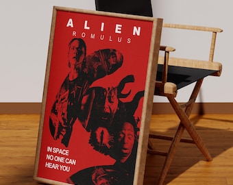 Alien: Romulus Movie Poster Vintage - Film Fans - Horror - SciFi - Home Decor - Wall Art
