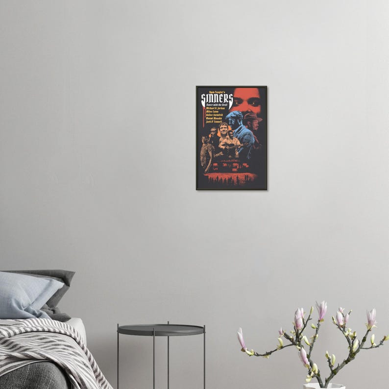 Sinners (2025) Vintage Movie Poster - Horror Film - Retro Design - Movie Lovers Gift image 2