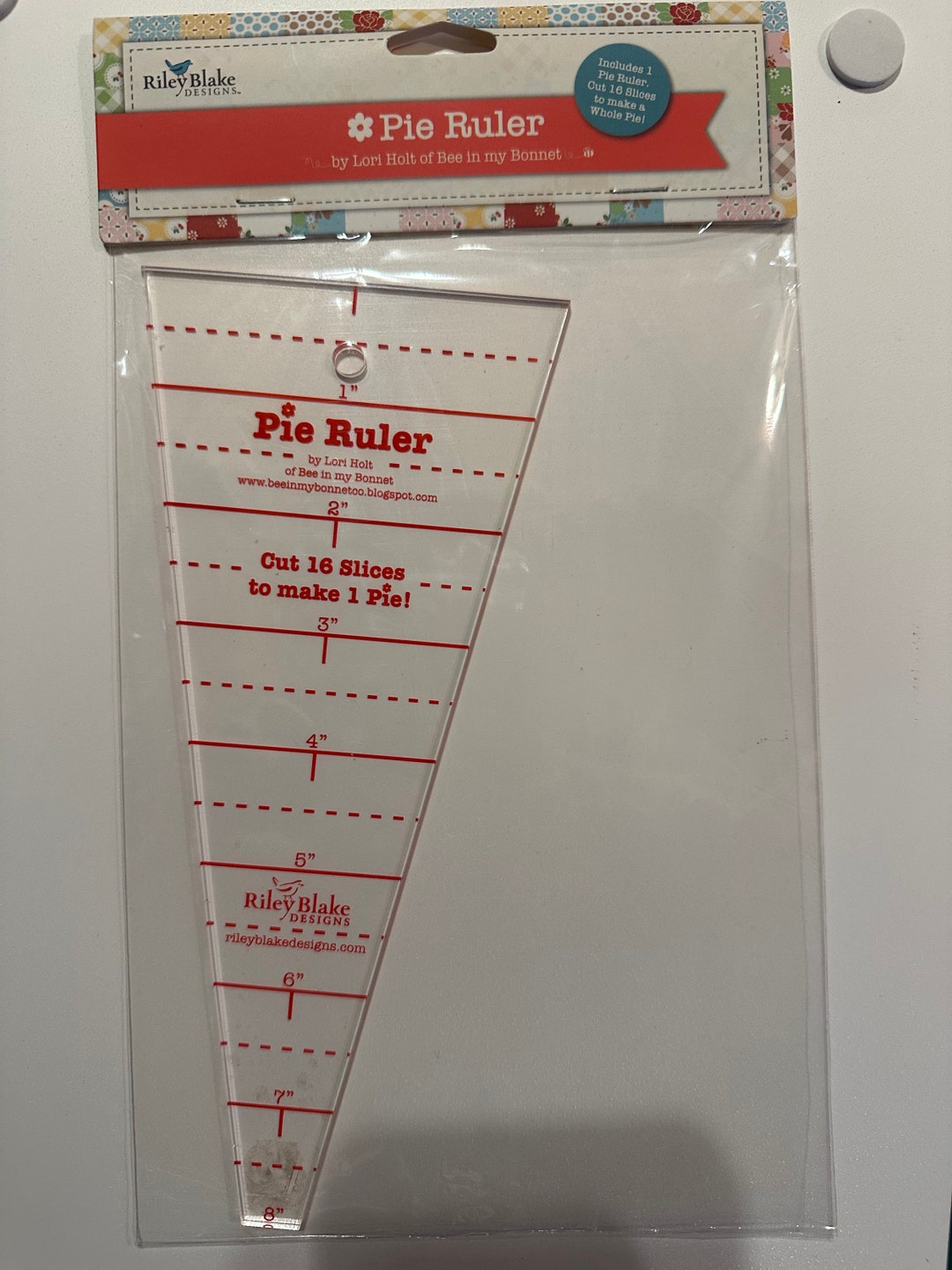Pie Ruler Lori Holt Pie Ruler - Etsy