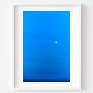 Gradient Print Blue Wall Art Prints Lofi Gradient Blue Lofi Prints Gradient Blue Wall Art Blue Painting Art Prints Blue Poster Wall Art