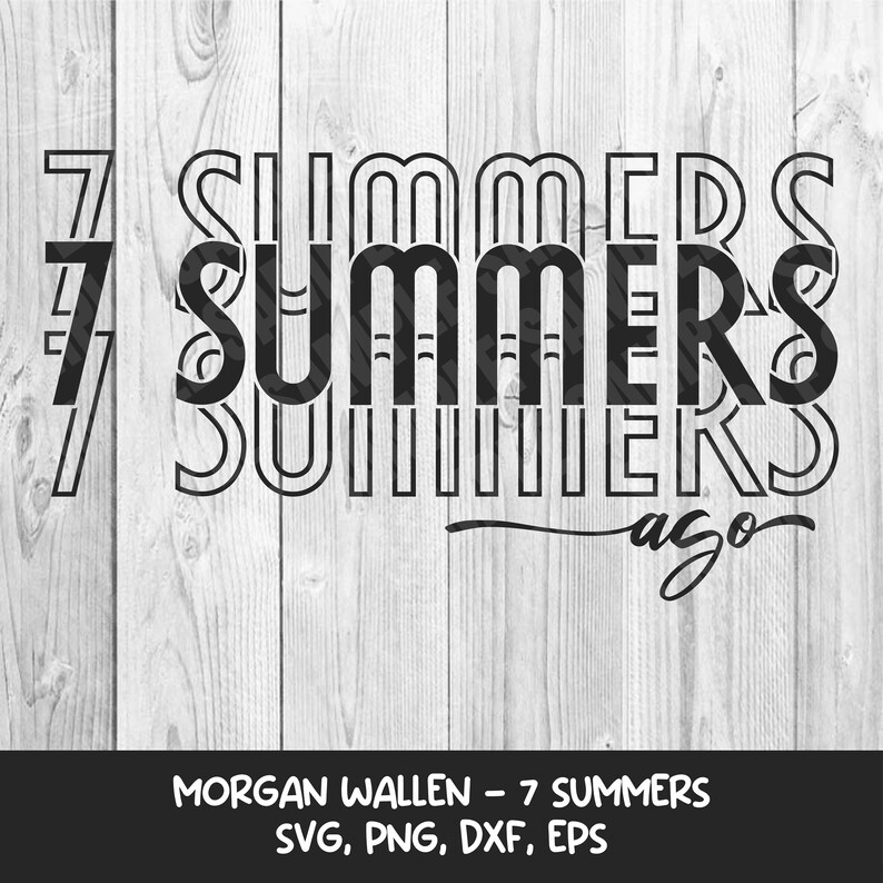 7 Summers Wallen SVG for Cricut Cutting Machine Etsy UK