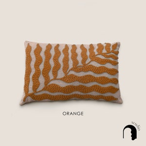 Coussin punch needle FOLIA Orange