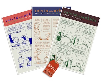 Calvin and Hobbes Art Print, Download Set of 3 Printable Posters