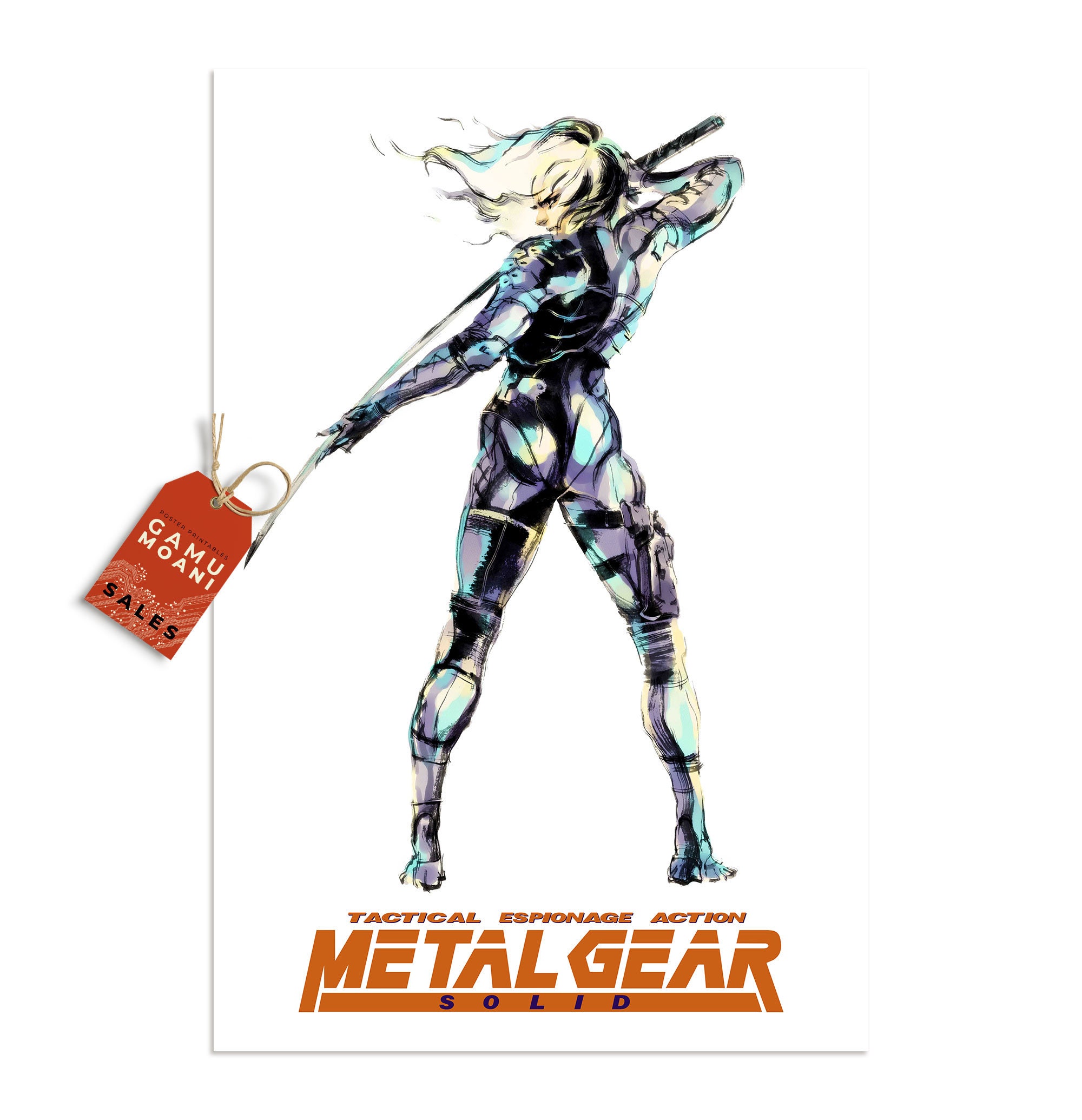 Metal Gear Solid Metal Gear Solid Poster Metal Gear Solid Etsy