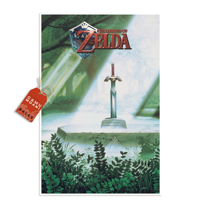 Zelda Poster, Link Poster, Legend of Zelda Poster, Legend of Zelda