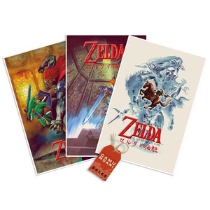 Laminated Zelda Ocarina of Time Songs Video Game Gaming Poster Dry Erase  Sign 24x36 : : Home
