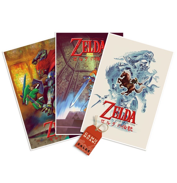 Legend of Zelda Ocarina of Time 18 x 24 Video Game Poster