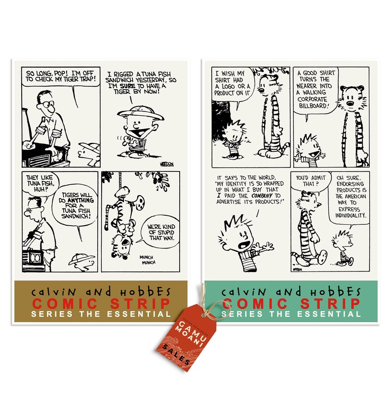 Calvin and Hobbes Art Print, Download Set of 12 Printable Posters - Etsy