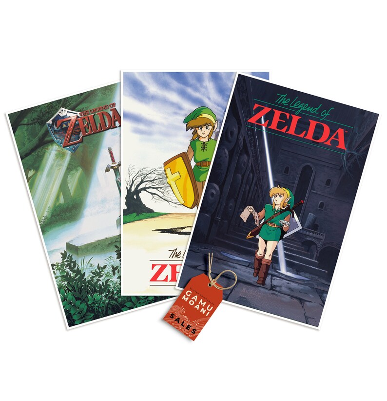 Zelda Poster, Link Poster, Legend of Zelda Poster, Legend of Zelda