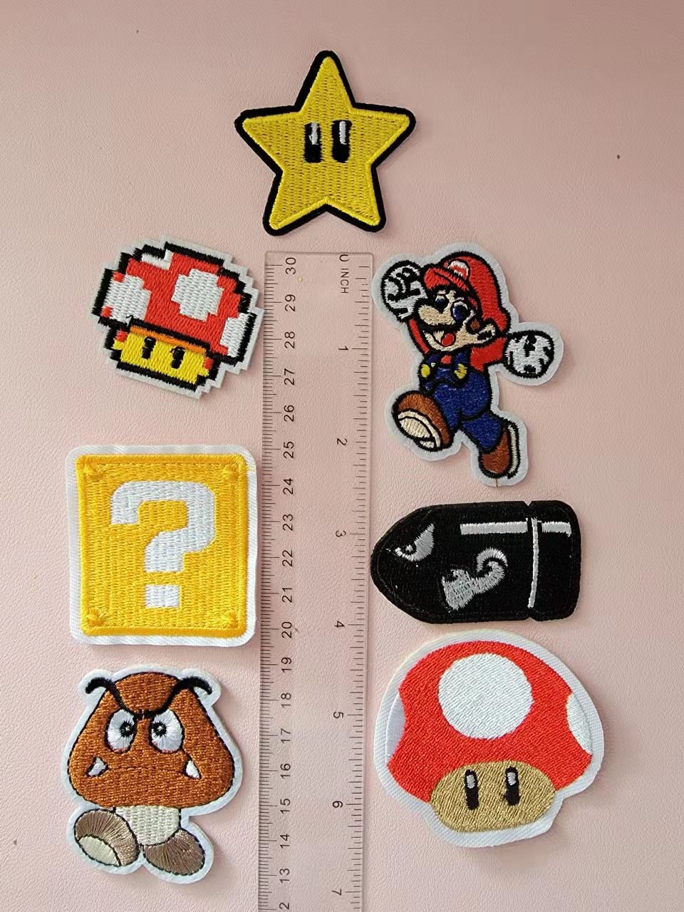 Mario Iron on Patches Cartoon Iron on Patches Iron on Etsy