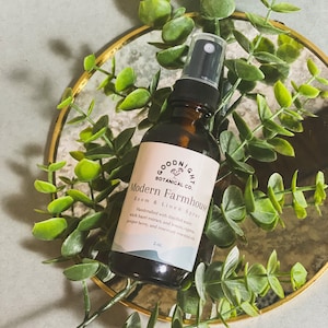 Modern Farmhouse Room and Linen Spray, Lemon Fragrance Spray, Aromatherapy Spray