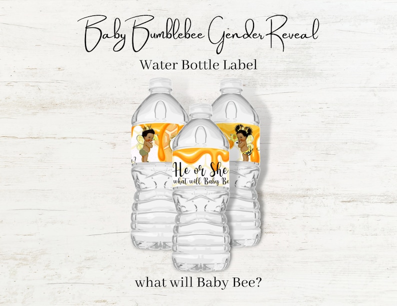 Baby Bee L What Will Our Precious Baby Bee Gender Reveal Etsy