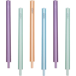 Puede incluir: Conjunto de ocho pajitas reutilizables de colores pastel. Las pajitas est&aacute;n hechas de pl&aacute;stico duradero y son perfectas para disfrutar de tus bebidas favoritas. Las pajitas est&aacute;n disponibles en una variedad de colores, incluyendo azul, morado, verde y naranja.