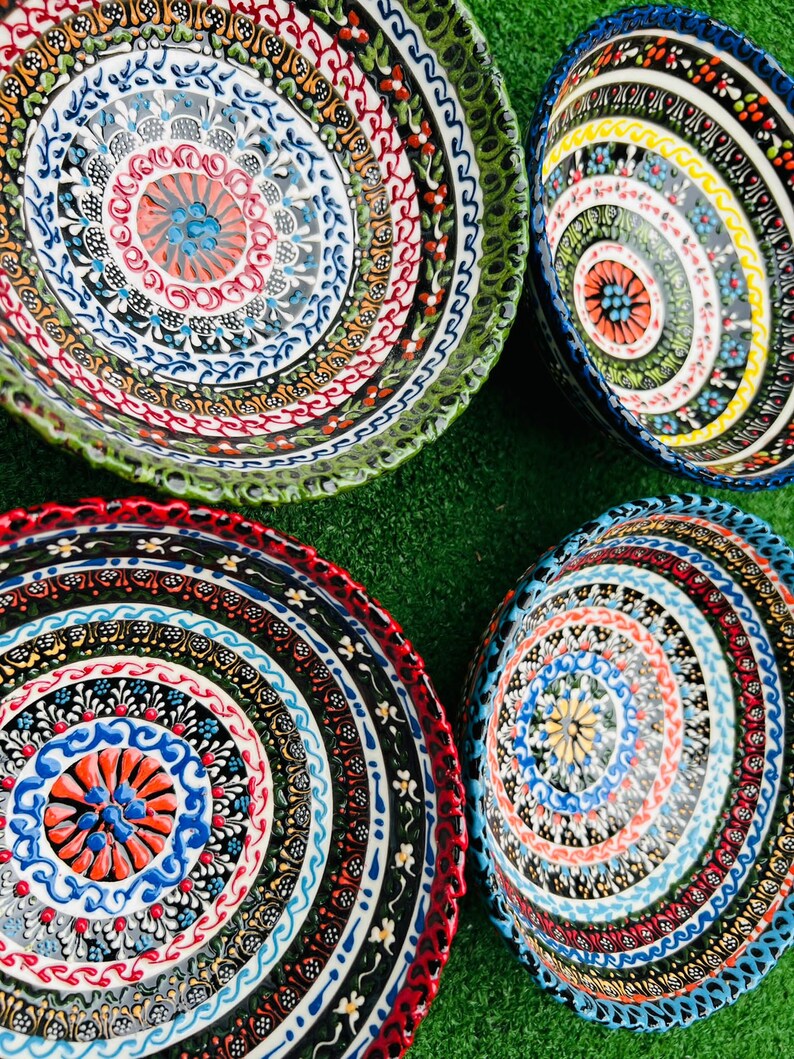 Hand Painted Ceramic Bowls Traditional Decorative Bowls - Etsy