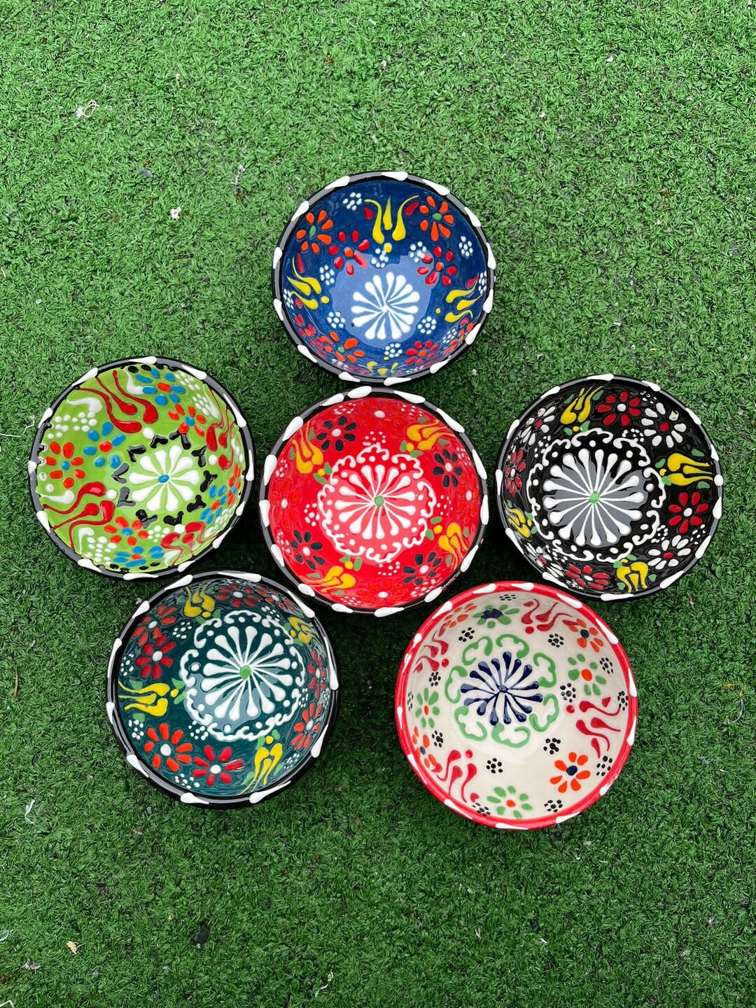 Hand Painted Ceramic Bowls Traditional Decorative Bowls Etsy