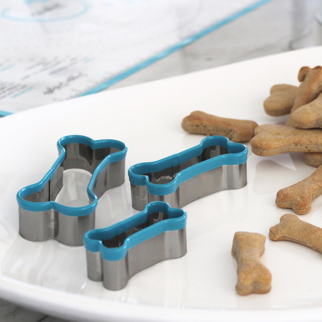 Simply Unleashed Bone Shaped Cookie Cutters Set of 3 for Etsy