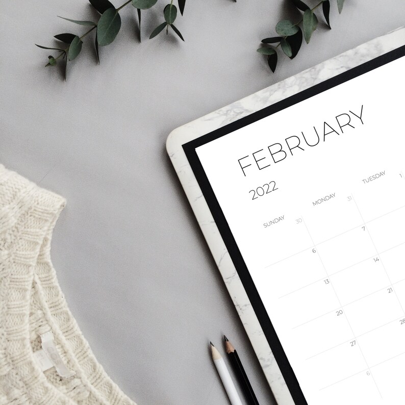 2022 and 2023 printable calendar bundle landscape calendar etsy