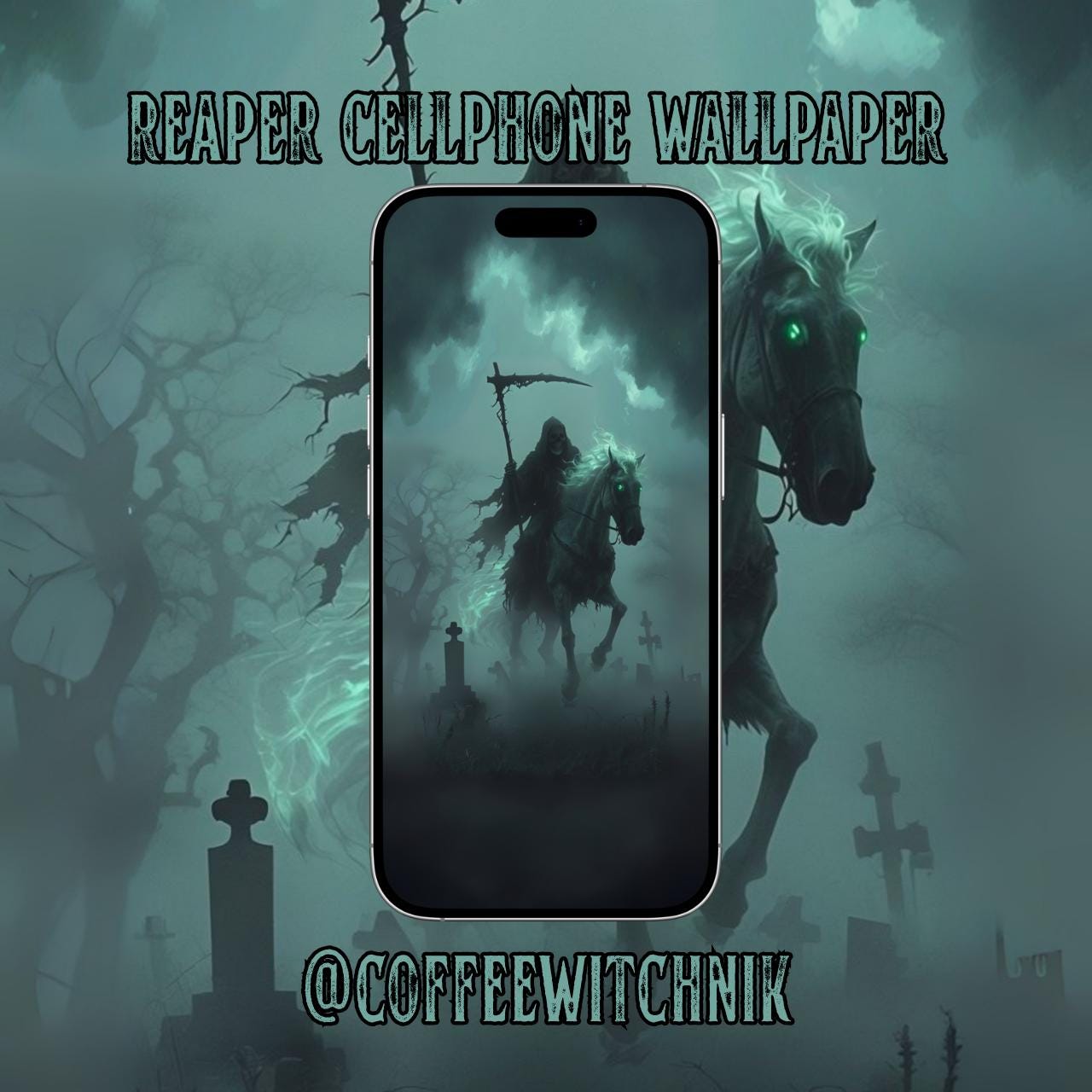 Cemetery wallpaper - Etsy België, image size:1280x1280