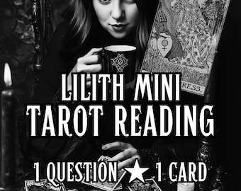 Lilith Mini Tarot Reading, Divine Dark Feminine Shadow Work Message via Email PDF
