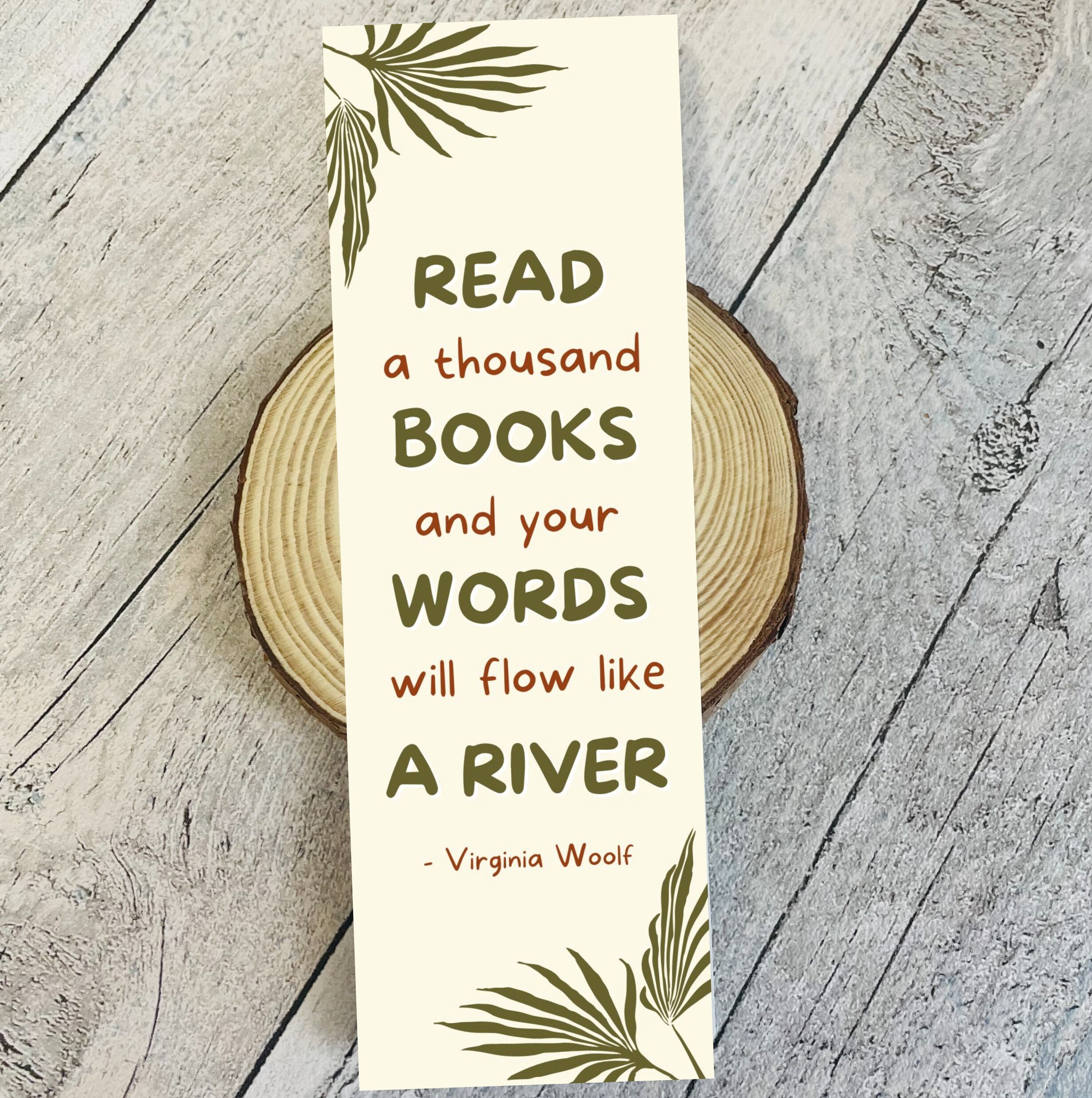 Printable Bookmarks Set of 6 | Book Quote Bookmarks | Book Lover Gift | Printable Bookmarks ...