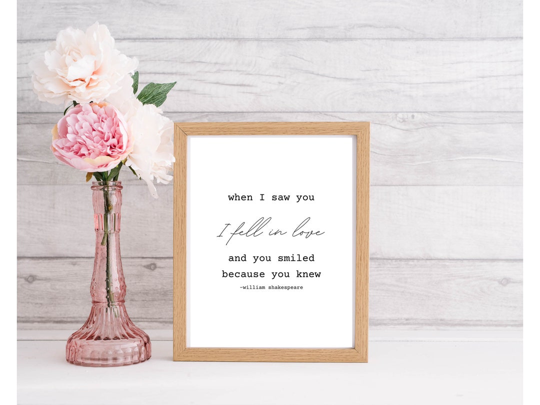 William Shakespeare Quotes Printable | Romantic Quotes From Literature ...