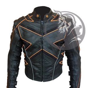 X-Men 3 The Last Stand Leather Jacket | Wolverine Jacket with Customizable Piping | Motorcycle Leather Jacket