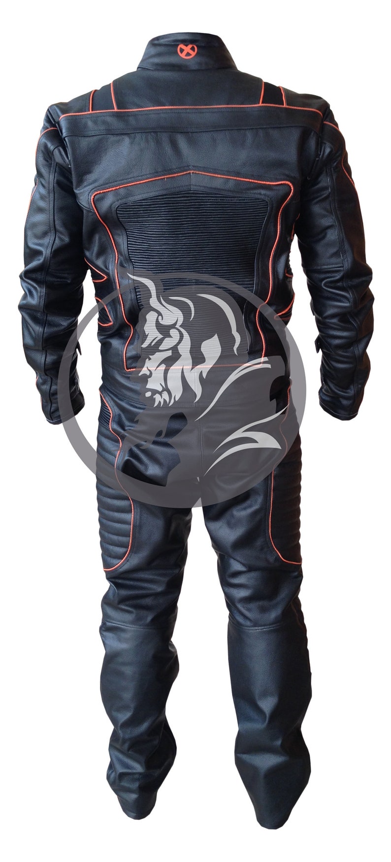 Marvel Wolverine Men's Leather Costume XMEN Cosplay Leather Uniform