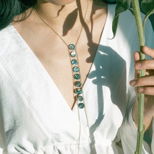 Gold body chain with Abalon, body jewelry, Bikini Jewelry Chain, festival jewelry, beaded body chain, nacre jewelry, burning man jewelry
