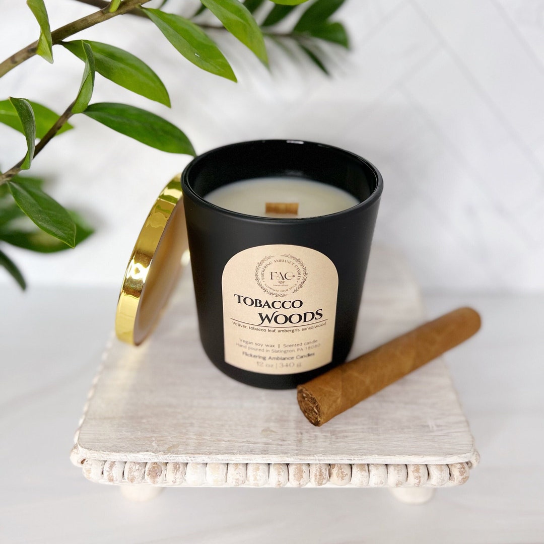 Masculine Scented Candle Father's Day Gift Best Gift for Him Handmade