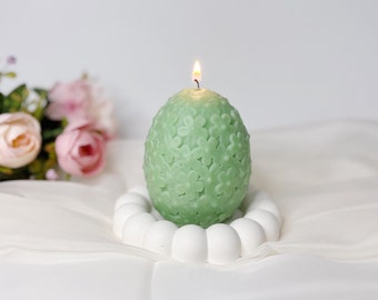 Easter egg soy wax candle| Decorative handmade candle | Easter decor | Small gifts | Easter gift | Sculptural candles