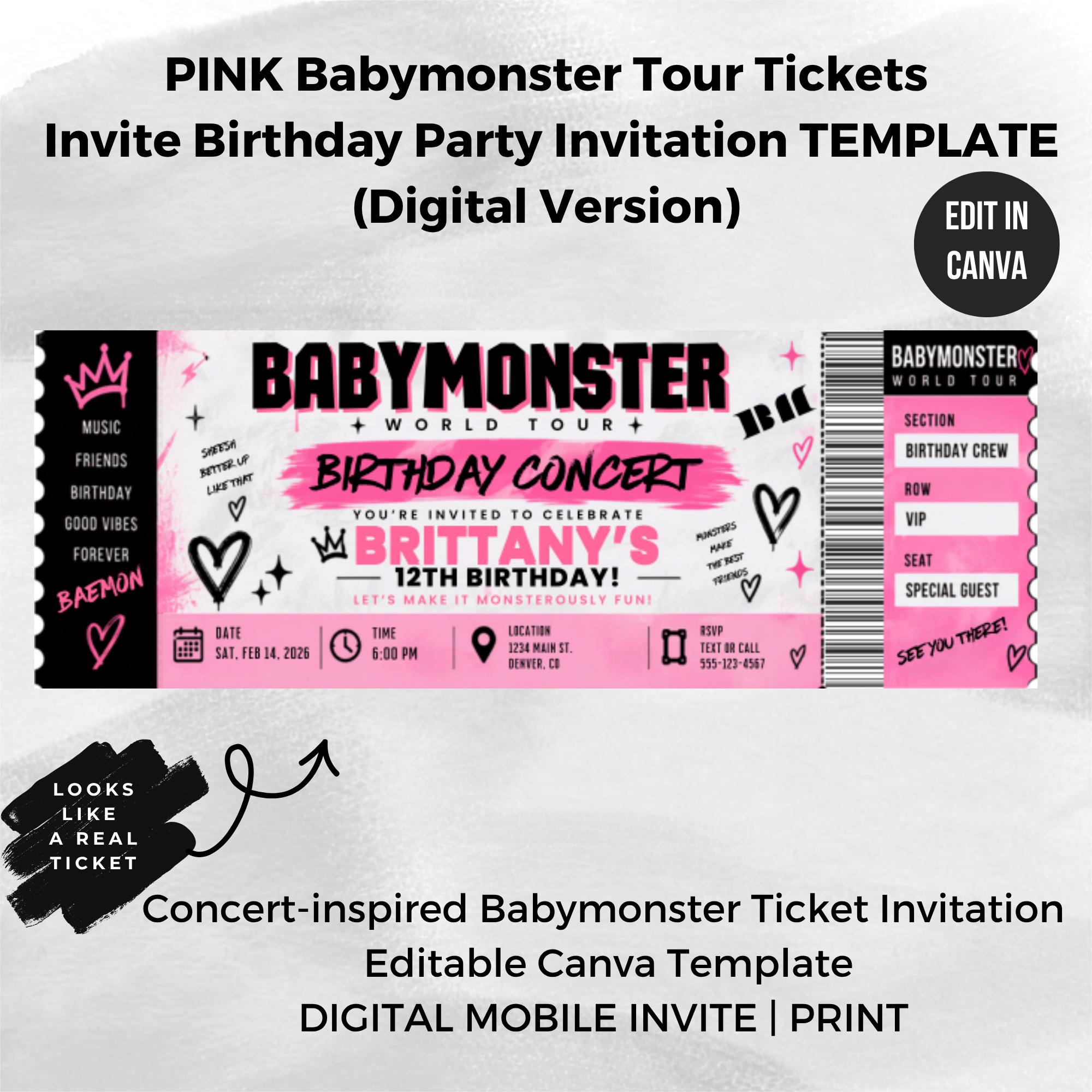 Babymonster Card - Etsy