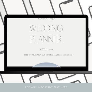 ADHD Wedding Planner, Checklists, Itinerary (Digital Download)