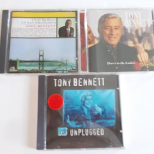Tony Bennett-Three CD Lot (&quot;San Francisco&quot;, &quot;Unplugged&quot;, &quot;Here&#39;s To The Ladies&quot;)/VG/VG+