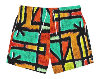 Colorful Swim Trunks - Etsy Australia