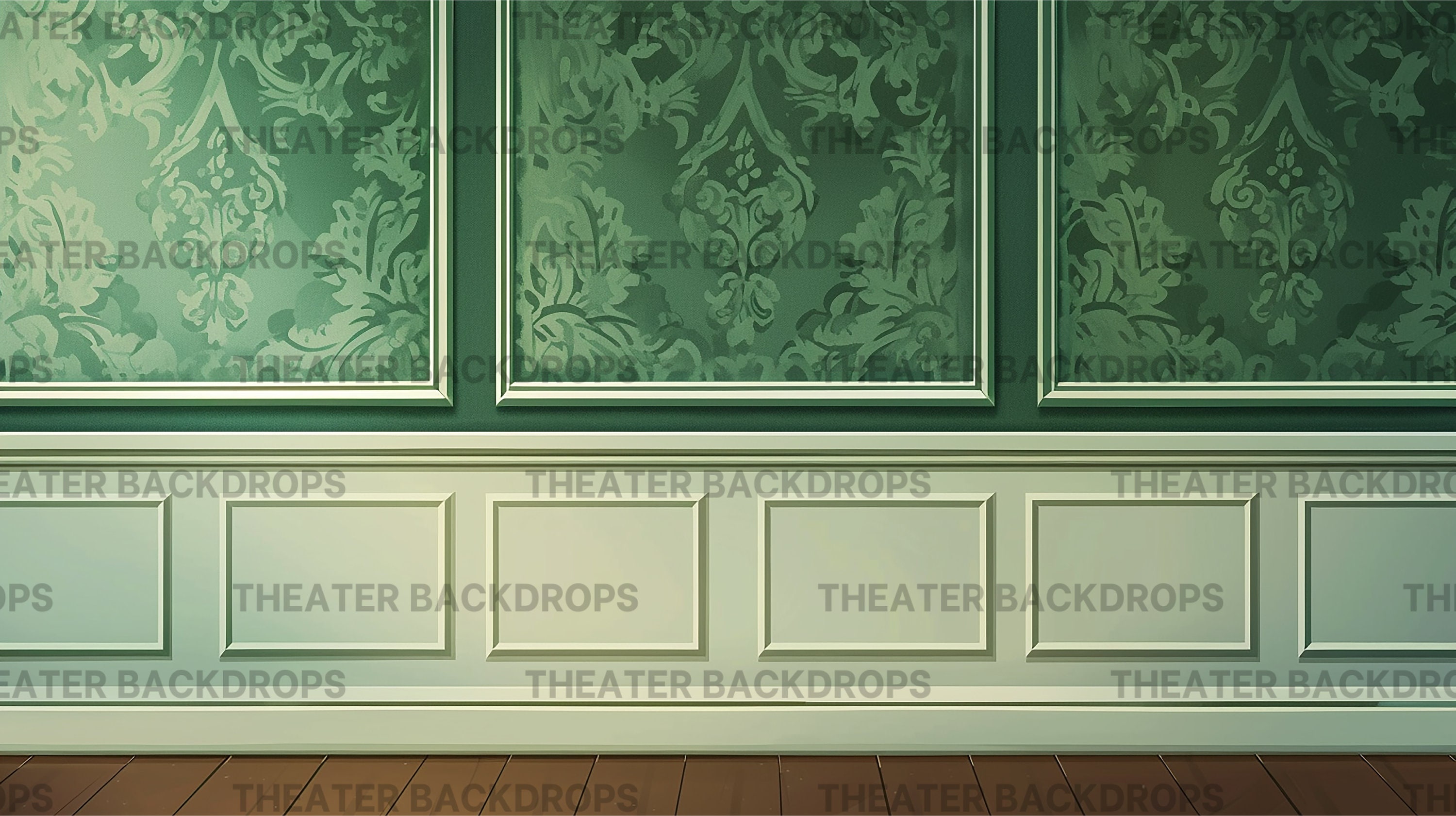 Theater Backdrop Theatre Scene Digital Projection Daytime Hallway ...