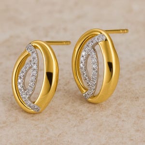 0.204 Cttw Diamond Stud Earrings: 14K Gold Fine Jewelry