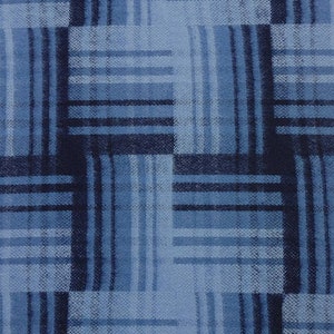 Navy, Blue & Light Blue Cotton Flannel Fabric Marcus Fabrics  R09-U038-015