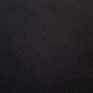 Black Herringbone Woven Cotton Flannel Fabric Marcus Fabrics R09U111 0147