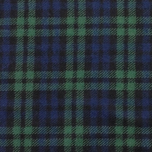 Blue Green & Black Plaid Cotton Flannel Fabric Marcus Fabrics R09-J375-011
