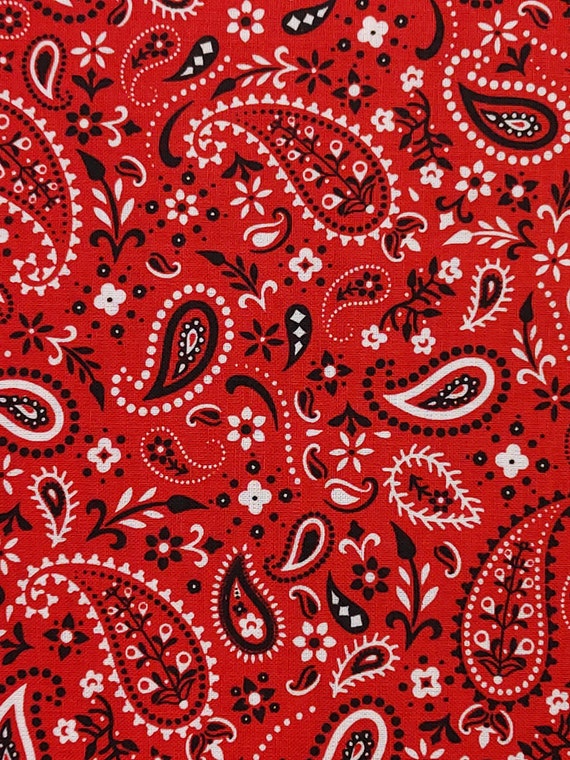 Red And Black Bandana Background