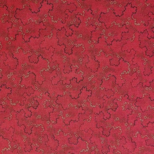 Red Floral Thorny Vines Quilting Cotton Fabric Marcus Fabrics image 3